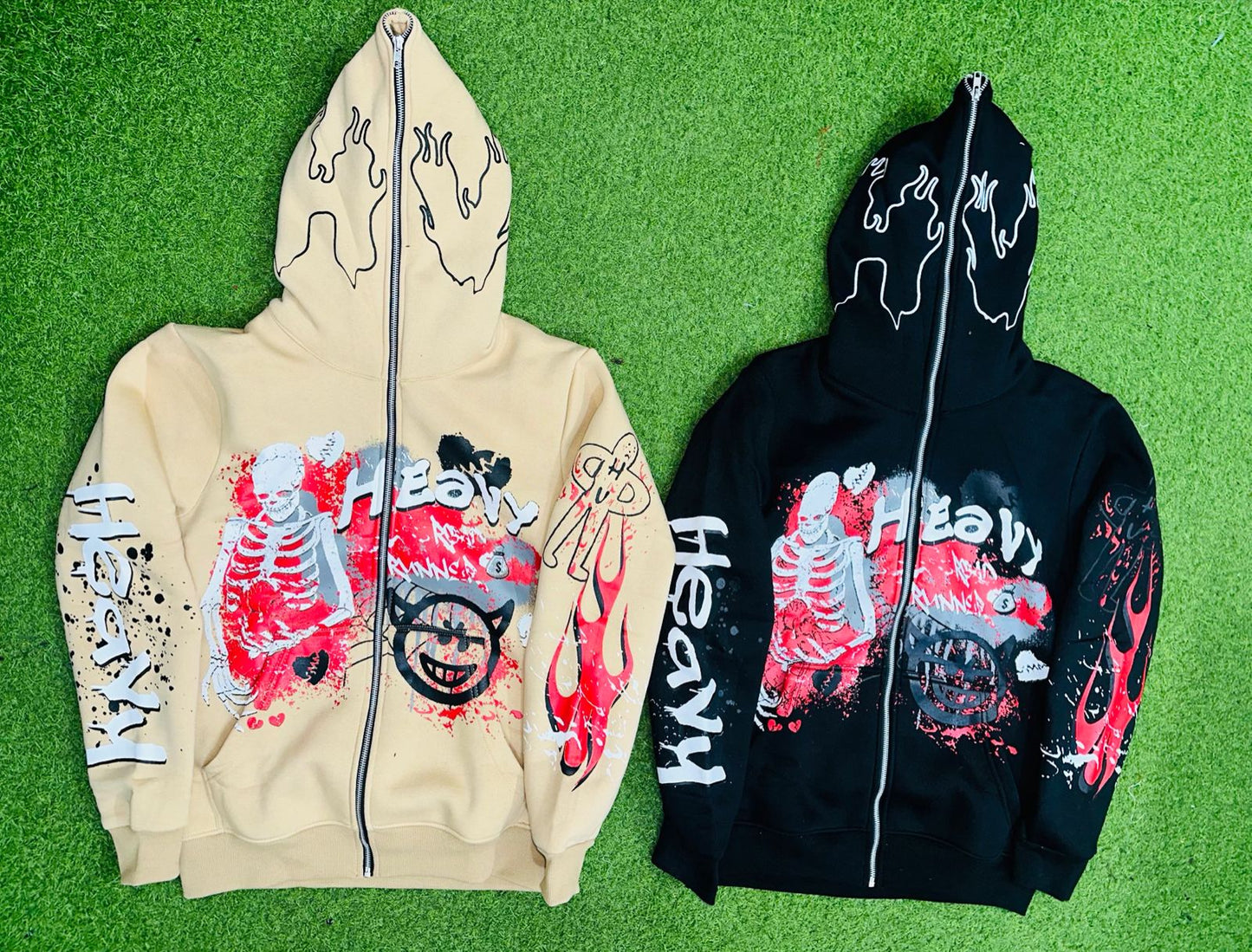 (By Heavy Clothing Double RR Zipper Face)